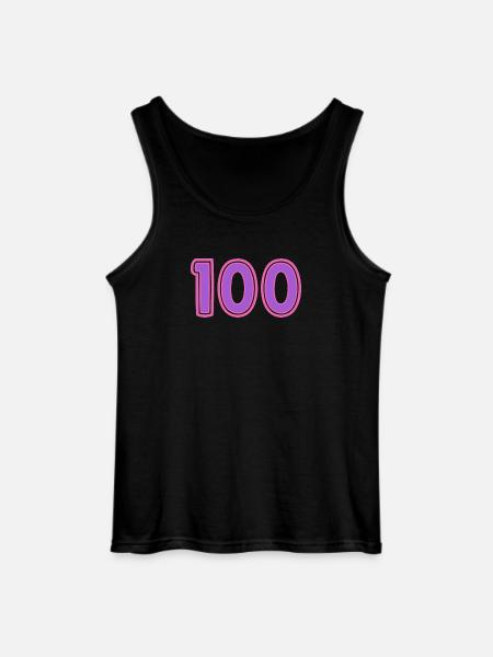 100. 100 YEARS. 100th ANNIVERSARY - Gildan Men’s Tank Top - black