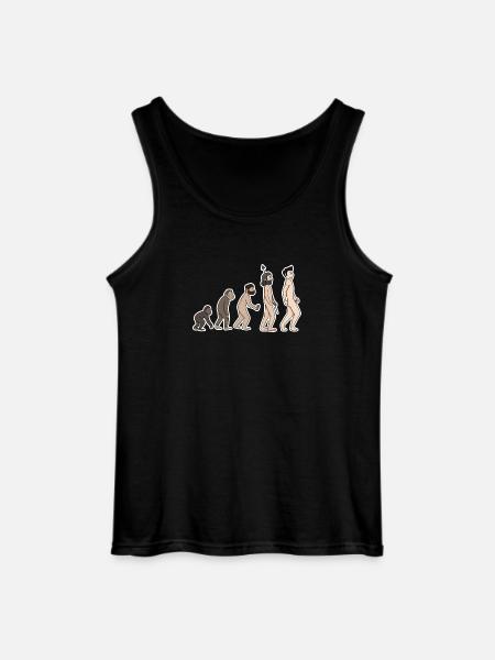 évolution - Débardeur Gildan Homme - noir