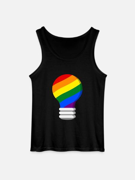 Gay Pride - Gildan Men’s Tank Top - black