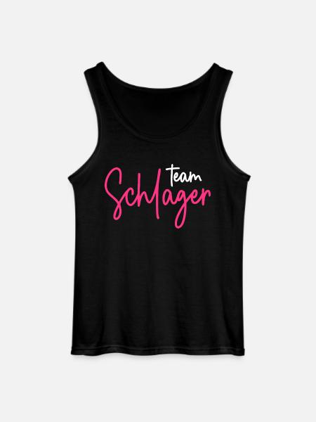 Team Schlager - Gildan Männer Tank Top - Schwarz