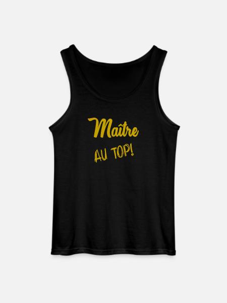 MASTER. MASTER - Gildan Men’s Tank Top - black