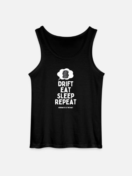 Drift Eat Sleep Repeat - Gildan Men’s Tank Top - black