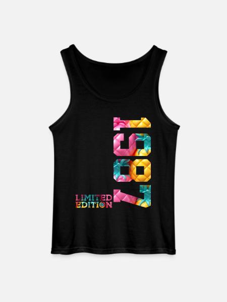 39TH BIRTHDAY LIMITED EDITION 1987 - Gildan Men’s Tank Top - black