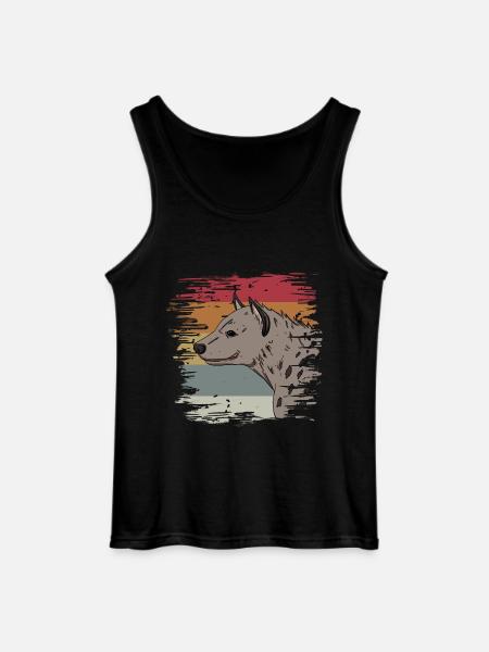 Hyäne - Gildan Männer Tank Top - Schwarz