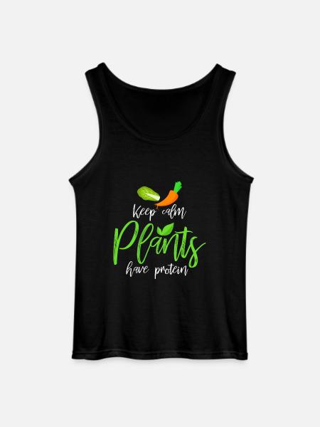 Vegan - Gildan Men’s Tank Top - black