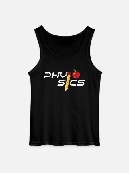 physicist - Gildan Men’s Tank Top - black