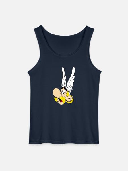 Asterix & Obelix Portrait Astérix - Débardeur Gildan Homme - marine