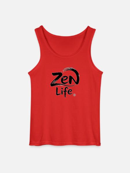 Zen-Leben: Frieden und Gleichgewicht - Gildan Männer Tank Top - Rot