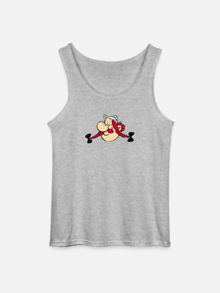 Asterix & Obelix - Obelix Face - Gildan Men’s Tank Top - sports grey