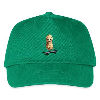 Peanut Peanuts Skater Skate Skateboard Kids - Kids’ Baseball Cap - green - Front