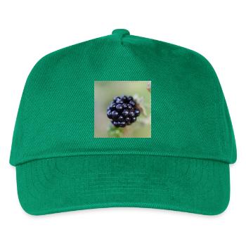 Brombeere Brombeeren Beeren Früchte - Kinder Basecap - Grün - Vorne