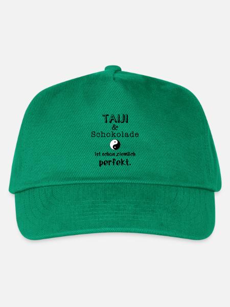 taiji und schokolade - Kinder Basecap - Grün