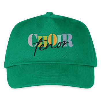 Choir - Tenor singer - Kinder Basecap - Grün - Vorne