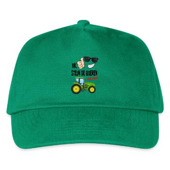 farmers protest with enough is enough for the farmers - Kids’ Baseball Cap - green - Front