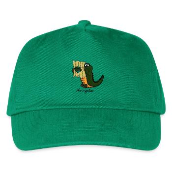 Navigator - Kids’ Baseball Cap - green - Front