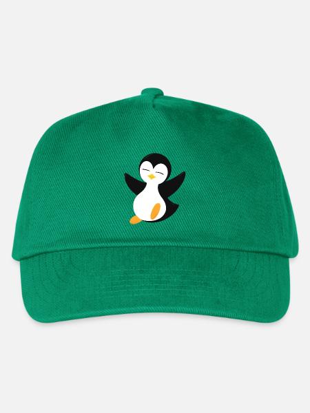 Pinguin - Kinder Basecap - Grün