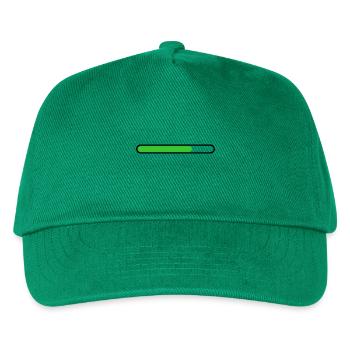 Loading bar Black Green - Kids’ Baseball Cap - green - Front