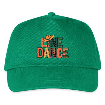 Line Dance mein Hobby - meine Passion - mein Ding - Kinder Basecap - Grün - Vorne