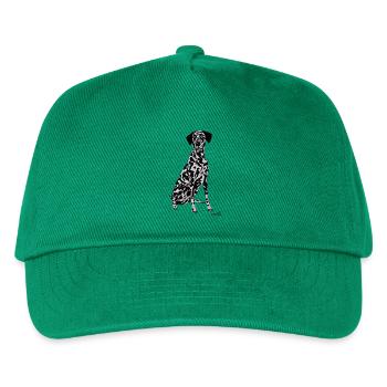 Beautiful Dalmatian dog - Kids’ Baseball Cap - green - Front