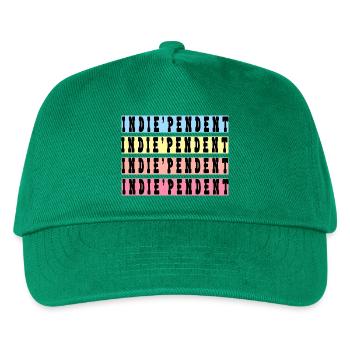 Unabhängig - Kinder Basecap - Grün - Vorne