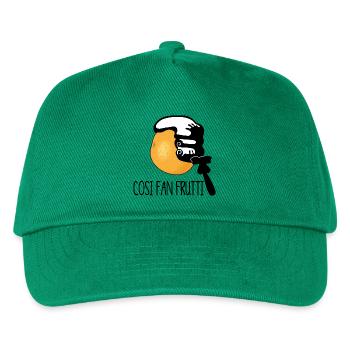 cosi fan tutti versus frutti - Souvenir von Mozart - Kinder Basecap - Grün - Vorne