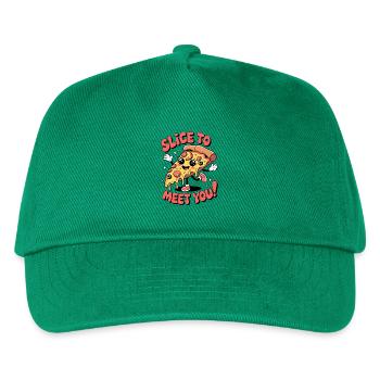 Slice To Meet You! - Kids’ Baseball Cap - green - Front