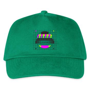 Testbild System fährt hoch - Kinder Basecap - Grün - Vorne