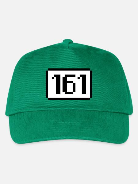 161 - PIXELS - Kinder Basecap - Grün