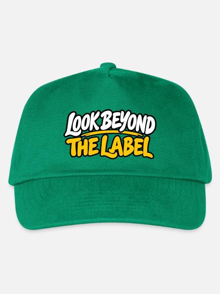 Look Beyond The Label – Neurodiversität, Inklusion - Kinder Basecap - Grün