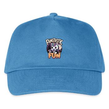Fangtastic Fun - Kids’ Baseball Cap - peacock-blue - Front