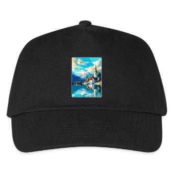 St Wolfgang Austria Vintage Travel Poster Souvenir - Kids’ Baseball Cap - black - Front