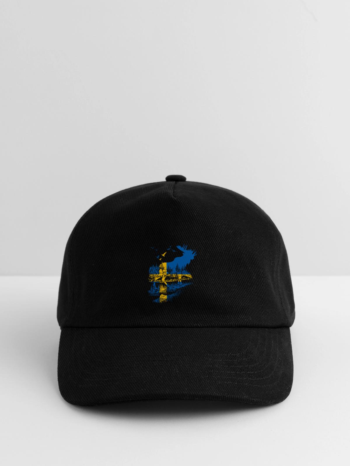 SCHWEDEN ELCH - Kinder Basecap - Schwarz - Vorne