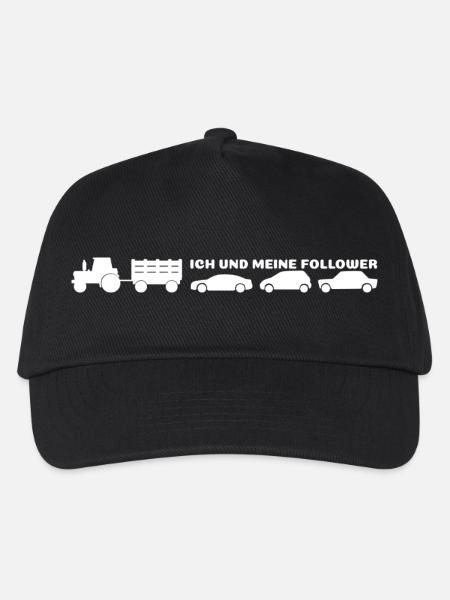 Ich und meine Follower - Bauer Traktor - Kinder Basecap - Schwarz