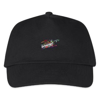 Flinker Ruderer Regattasieg - Kinder Basecap - Schwarz - Vorne