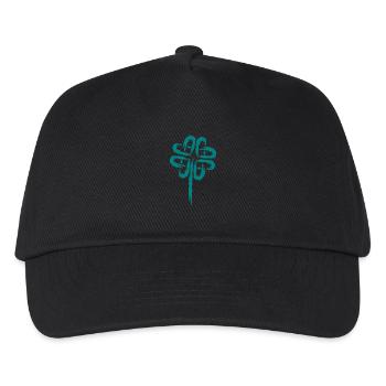 Kleeblatt Symbol Keltische Symbole - Kinder Basecap - Schwarz - Vorne