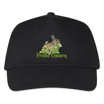 Frohe Ostern - Kinder Basecap - Schwarz - Vorne