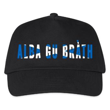 Scotland forever Gaelic Alba gu bra th Scottish - Kinder Basecap - Schwarz - Vorne