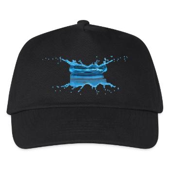 Water drop - Kids’ Baseball Cap - black - Front