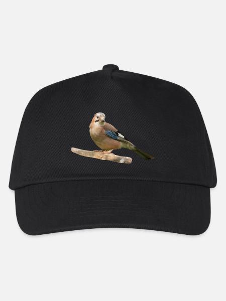 Eichelhäher - Kinder Basecap - Schwarz