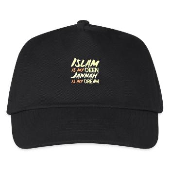 Islam Geschenk - Kinder Basecap - Schwarz - Vorne