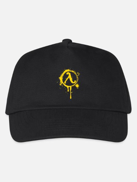 Halbwertszeit Widerstand Lambda-Symbol - Kinder Basecap - Schwarz