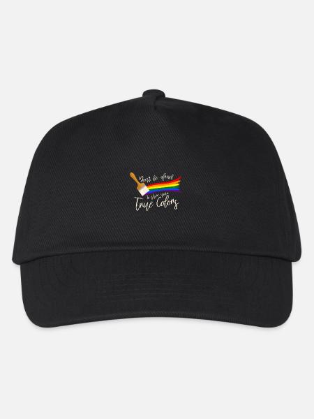 Gay Pride - Kinder Basecap - Schwarz