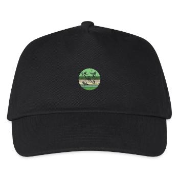 Vögel auf einem Zweig - Kinder Basecap - Schwarz - Vorne