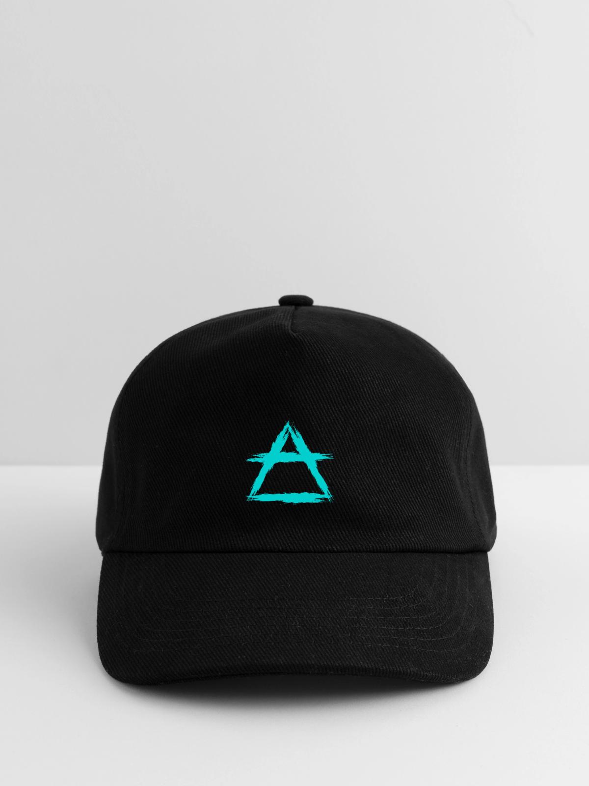 Element Symbol Luft - Kinder Basecap - Schwarz - Vorne