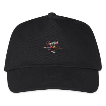 Furchtloser Ruderer Regattabahn - Kinder Basecap - Schwarz - Vorne