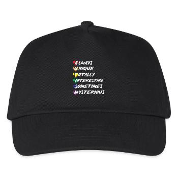 Autism Autismus Asperger Autistin Autist Asperger- - Kinder Basecap - Schwarz - Vorne