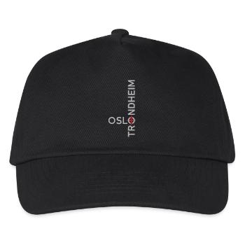 OSLO nach TRONDHEIM - Kinder Basecap - Schwarz - Vorne