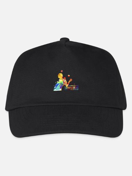 Flotter Jongleur Zirkusauftritt - Kinder Basecap - Schwarz