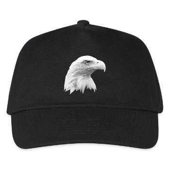 Eagle's Head, Bald Eagle, Eagle, Bird of Prey - Kids’ Baseball Cap - black - Front