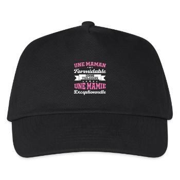Gift for Grandma - An Exceptional Granny - Kids’ Baseball Cap - black - Front